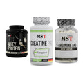 MST Marken-Trio: Best Whey + Creatine Pro + Arginin AAKG – alle enthaltenen Artikel