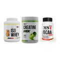 MST Marken-Trio: Iso Clear + Creatine Kick + BCAA 1000 (90 Tabl.) – alle enthaltenen Artikel