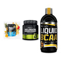 BioTech USA Marken-Trio: Iso Whey Zero + Creatine + Liquid BCAA – alle enthaltenen Artikel