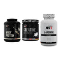 MST Marken-Trio: Best Whey + Creatin Monohyd + L-Arginine 120 – alle enthaltenen Artikel