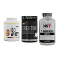 MST Marken-Trio: Iso Clear + Creatin Monohydrate + 21 Amino Acids – alle enthaltenen Artikel