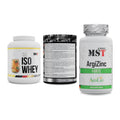 MST Marken-Trio: Iso Clear + Creatin Monohydrate + ArgiZinc Forte – alle enthaltenen Artikel