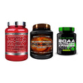 Scitec Nutrition Marken-Trio: 100% Whey + Crea-Bomb + 1 weitere – alle enthaltenen Artikel