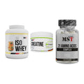 MST Marken-Trio: Iso Clear 900g + Creatin Pro + 21 Amino Acids – alle enthaltenen Artikel