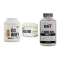MST Marken-Trio: Iso Clear + Creatin Pro CREAPURE + 21 Amino Acids – alle enthaltenen Artikel