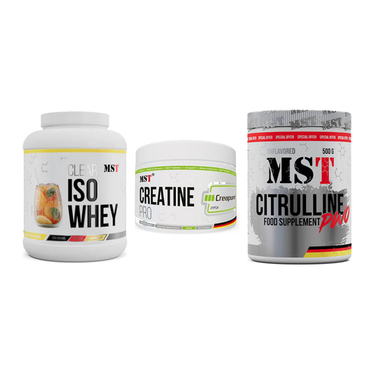 MST Marken-Trio: Iso Clear + Creatin Pro + Citrulline – alle enthaltenen Artikel