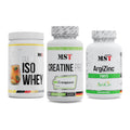 MST Marken-Trio: Iso Clear + Creatine Pro CREAPURE + ArgiZinc Forte – alle enthaltenen Artikel