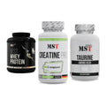 MST Marken-Trio: Best Whey Protein + Creatine Pro CREAPURE + Taurine – alle enthaltenen Artikel