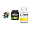 BioTech USA Marken-Trio: Iso Whey Zero + Crea Zero + L-Lysine – alle enthaltenen Artikel