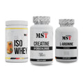 MST Marken-Trio: Iso Clear + Creatin HCL + L-Arginine 120 Kaps. – alle enthaltenen Artikel