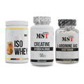 MST Marken-Trio: Iso Clear + Creatin HCL + Arginin AAKG 1178mg – alle enthaltenen Artikel