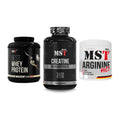 MST Marken-Trio: Best Whey + Creatine + Arginine HCL – alle enthaltenen Artikel