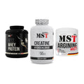 MST Marken-Trio: Best Whey Protein + Creatine HCL + Arginine HCL – alle enthaltenen Artikel
