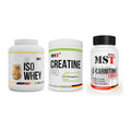 MST Marken-Trio: Iso Clear 900g + Creatin Pro + L-Carnitine – alle enthaltenen Artikel