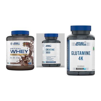 Applied Nutrition Marken-Trio: Nutrition Critical Whey + 2 weitere – alle enthaltenen Artikel