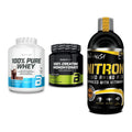 BioTech USA Marken-Trio: 100% Pure + Creatine + Liquid Amino – alle enthaltenen Artikel