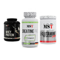 MST Marken-Trio: Best Whey Protein + Creatine Pro CREAPURE + Glutamine – alle enthaltenen Artikel