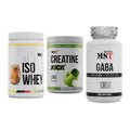 MST Marken-Trio: Iso Clear + Creatine Kick + GABA 1000mg – alle enthaltenen Artikel