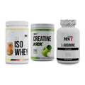 MST Marken-Trio: Iso Clear + Creatine Kick + L-Arginine 120 Kaps. – alle enthaltenen Artikel