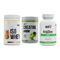MST Marken-Trio: Iso Clear + Creatine Kick + ArgiZinc Forte – alle enthaltenen Artikel