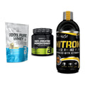 BioTech USA Marken-Trio: 100% Pure + Creatine + Liquid Amino – alle enthaltenen Artikel