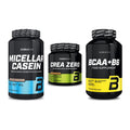 BioTech USA Marken-Trio: Micellar + Crea Zero + BCAA+B6 200 – alle enthaltenen Artikel