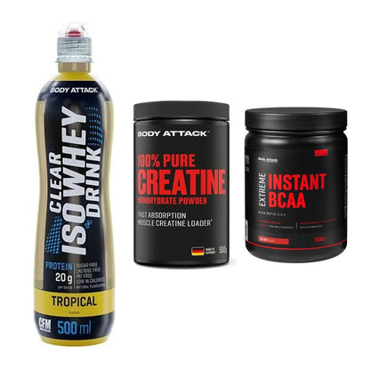Body Attack Marken-Trio: Attack Clear + Attack 100% + Attack Instan – alle enthaltenen Artikel