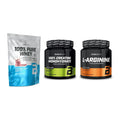 BioTech USA Marken-Trio: 100% Pure + Creatine + L-Arginin – alle enthaltenen Artikel