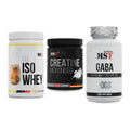 MST Marken-Trio: Iso Clear + Creatin Monohydrate + GABA 1000mg – alle enthaltenen Artikel