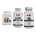 MST Marken-Trio: Iso Clear + Creatine HCL + GABA 1000mg – alle enthaltenen Artikel