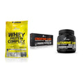 Olimp Marken-Trio: Whey Protein + Creatine Mega + L-Glutamine – alle enthaltenen Artikel