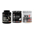 MST Marken-Trio: Best Whey Protein + Creatin Monohydrate + Taurine – alle enthaltenen Artikel