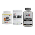 MST Marken-Trio: Iso Clear + Creatin Pro CREAPURE + 21 Amino Acids – alle enthaltenen Artikel