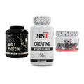 MST Marken-Trio: Best Whey Protein + Creatin HCL + Glutamine – alle enthaltenen Artikel