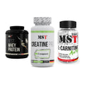 MST Marken-Trio: Best Whey + Creatine Pro + L-Carnitine – alle enthaltenen Artikel