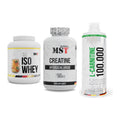 MST Marken-Trio: Iso Clear + Creatine HCL + L-Carnitine – alle enthaltenen Artikel