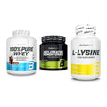 BioTech USA Marken-Trio: 100% Pure + Creatine + L-Lysine – alle enthaltenen Artikel