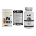 MST Marken-Trio: Iso Clear + Creatin Monohydrate + GABA 1000mg – alle enthaltenen Artikel