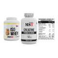 MST Marken-Trio: Iso Clear 900g + Creatine HCL + BCAA Zero 300g – alle enthaltenen Artikel