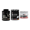 MST Marken-Trio: Best Whey Protein + Creatin Monohydrate + Glutamine – alle enthaltenen Artikel