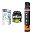 BioTech USA Marken-Trio: 100% Pure Whey + Crea Zero + AAKG 7800 – alle enthaltenen Artikel