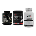 MST Marken-Trio: Best Whey + Creatin Monohyd + L-Arginine 120 – alle enthaltenen Artikel
