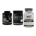 MST Marken-Trio: Best Whey + Creatin Monohyd + Arginin AAKG – alle enthaltenen Artikel