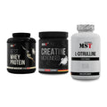 MST Marken-Trio: Best Whey Protein + Creatin Monohydrate + Citrulline – alle enthaltenen Artikel
