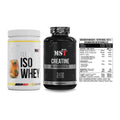 MST Marken-Trio: Iso Clear + Creatine Monohydrate + BCAA Zero – alle enthaltenen Artikel