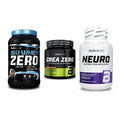 BioTech USA Marken-Trio: Iso Whey Zero + Crea Zero + Neuro – alle enthaltenen Artikel