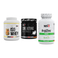 MST Marken-Trio: Iso Clear 900g + Creatin Monohyd + ArgiZinc Forte – alle enthaltenen Artikel