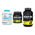 BioTech USA Marken-Trio: 100% Pure Whey + Crea Zero + BCAA+B6 200 Tabl – alle enthaltenen Artikel