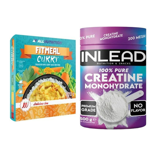 Masseaufbau-Set: Allnutrition Fitmeal + INLEAD Creatine Monohydrate – alle enthaltenen Artikel