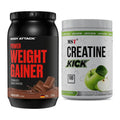 Masseaufbau-Set: Body Attack Power Weight Gainer + MST Creatine Kick – alle enthaltenen Artikel
